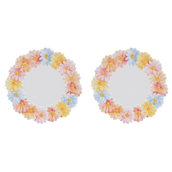 Lucky Art Florista Melamin Servis Tabak Seti 28cm (2'li)