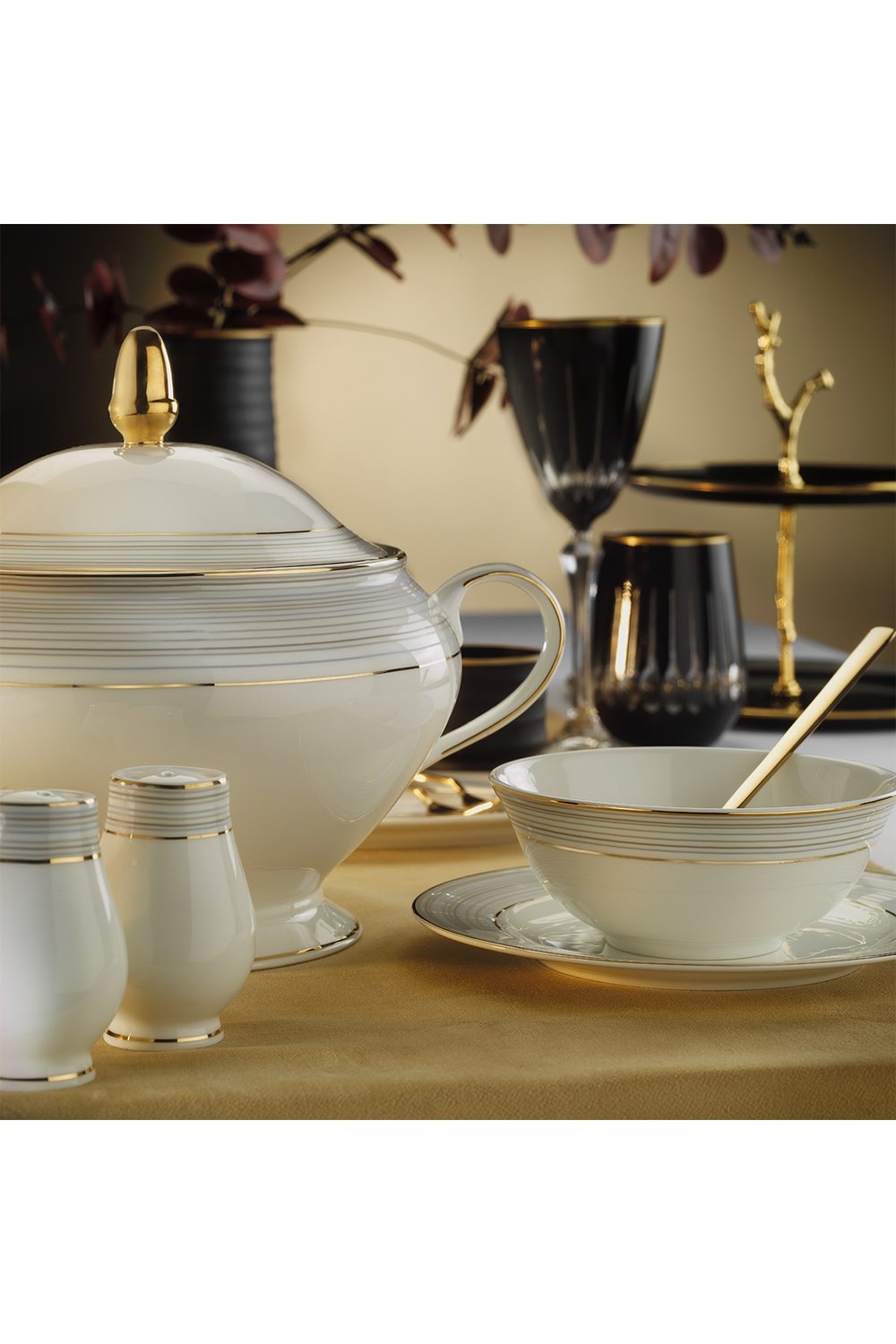 Tokyo Yemek Takımı Gold 60 Parça