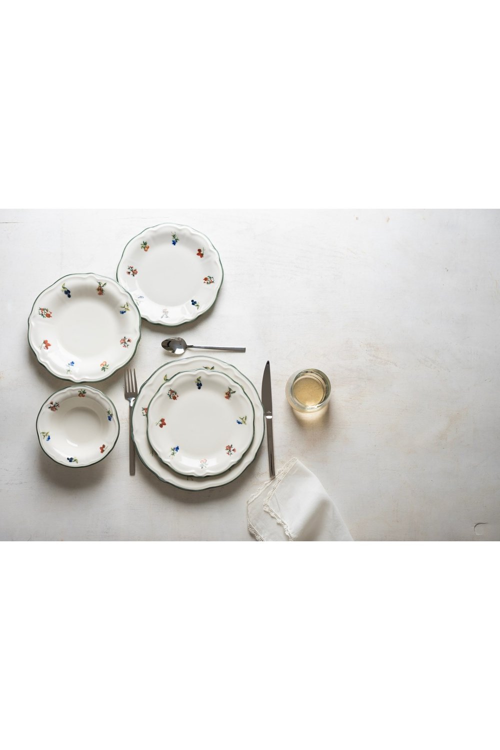 Vintage Rose Fulya 24 Parça 6 Kişilik Yemek takımı