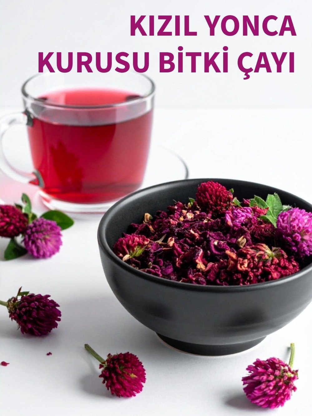 Kızıl Yonca Kurusu | 50 gr - Özel Bitki Çayı