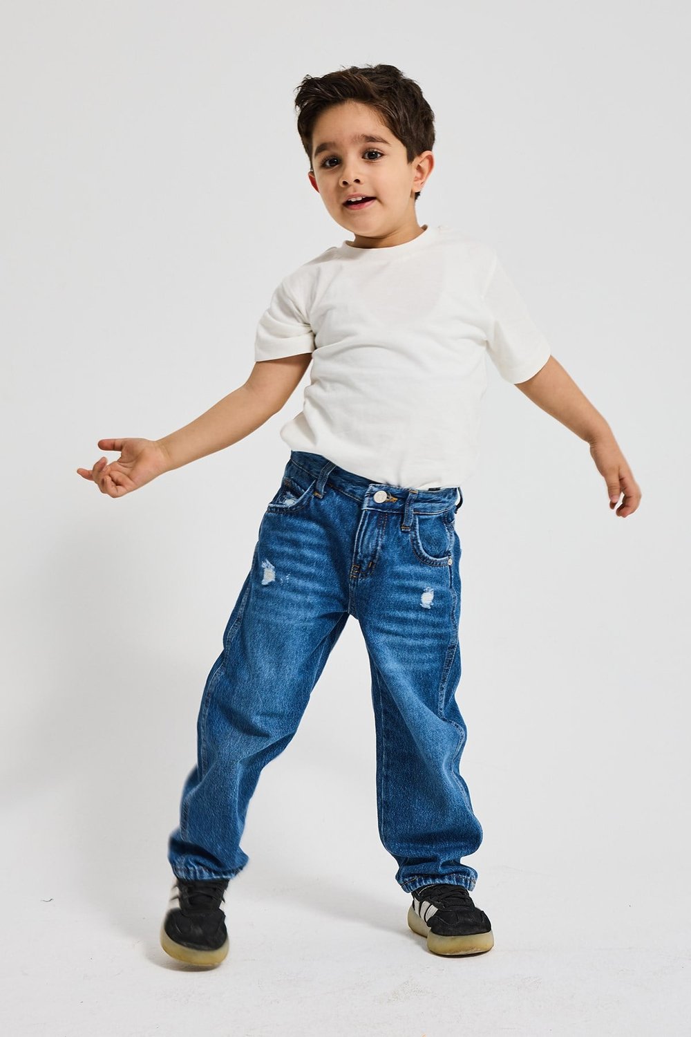 Erkek Çocuk Kot Pantolon – Premium Denim Jean Rahat Kesim Günlük