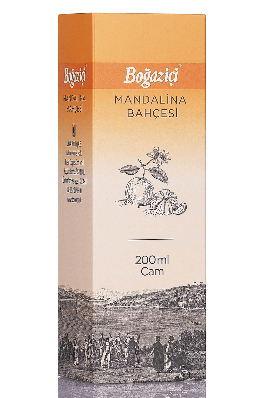 Bogazıcı Kolonya Cam Mandalina Bahcesi 200Ml