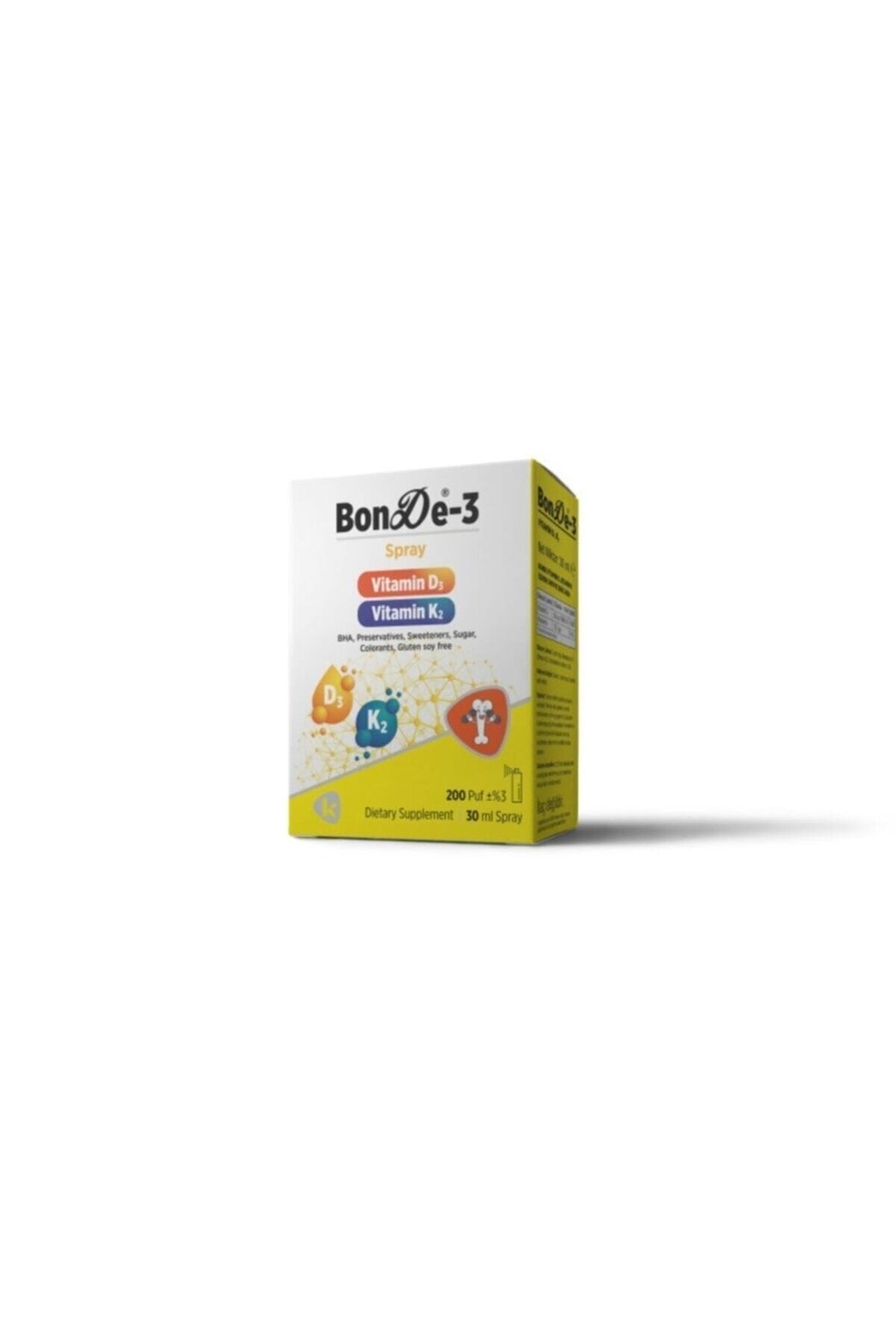 Bonde-3 Vitamin D3-vitamin K2-- 12/23 Skt