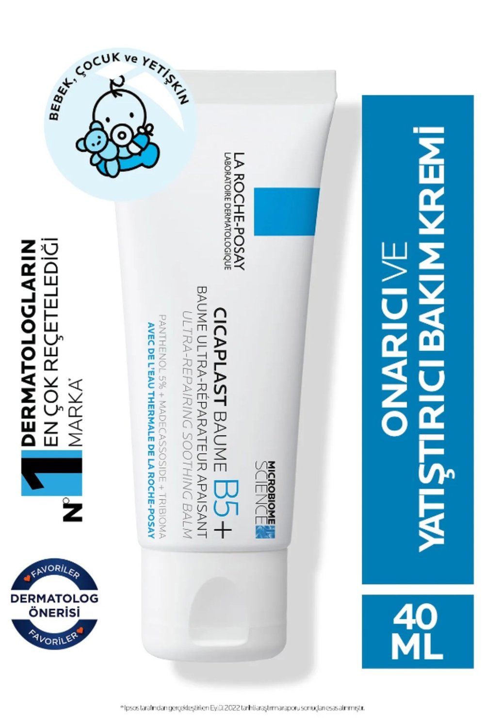 Cicaplast Baume B5 - Onarıcı Bakım Kremi 40ml