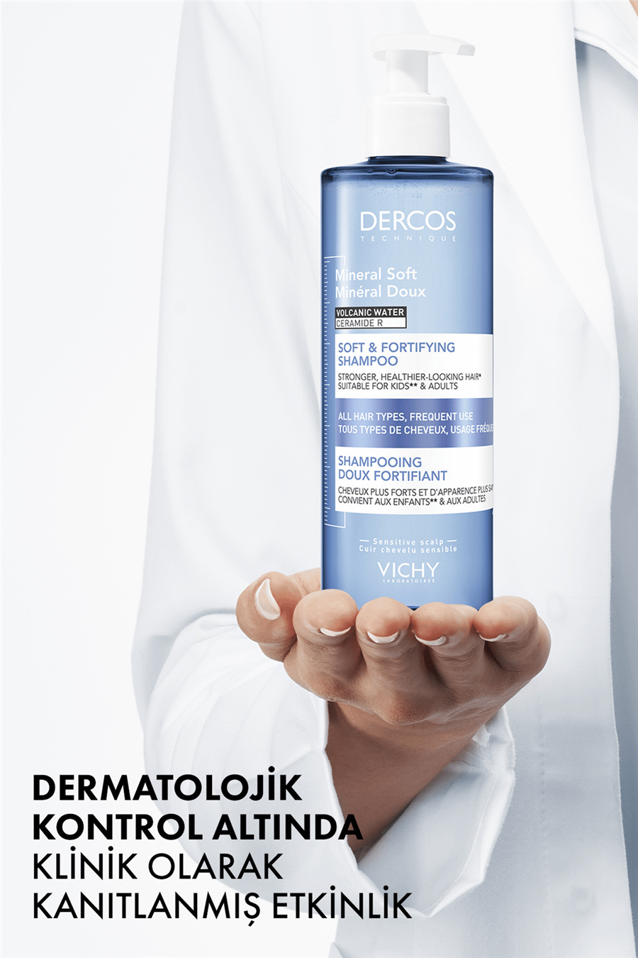 Dercos Mineral Soft Kepeğe Karşı Bakımı Tamamlayıcı Günlük Kullanım Şampuanı 400 ML