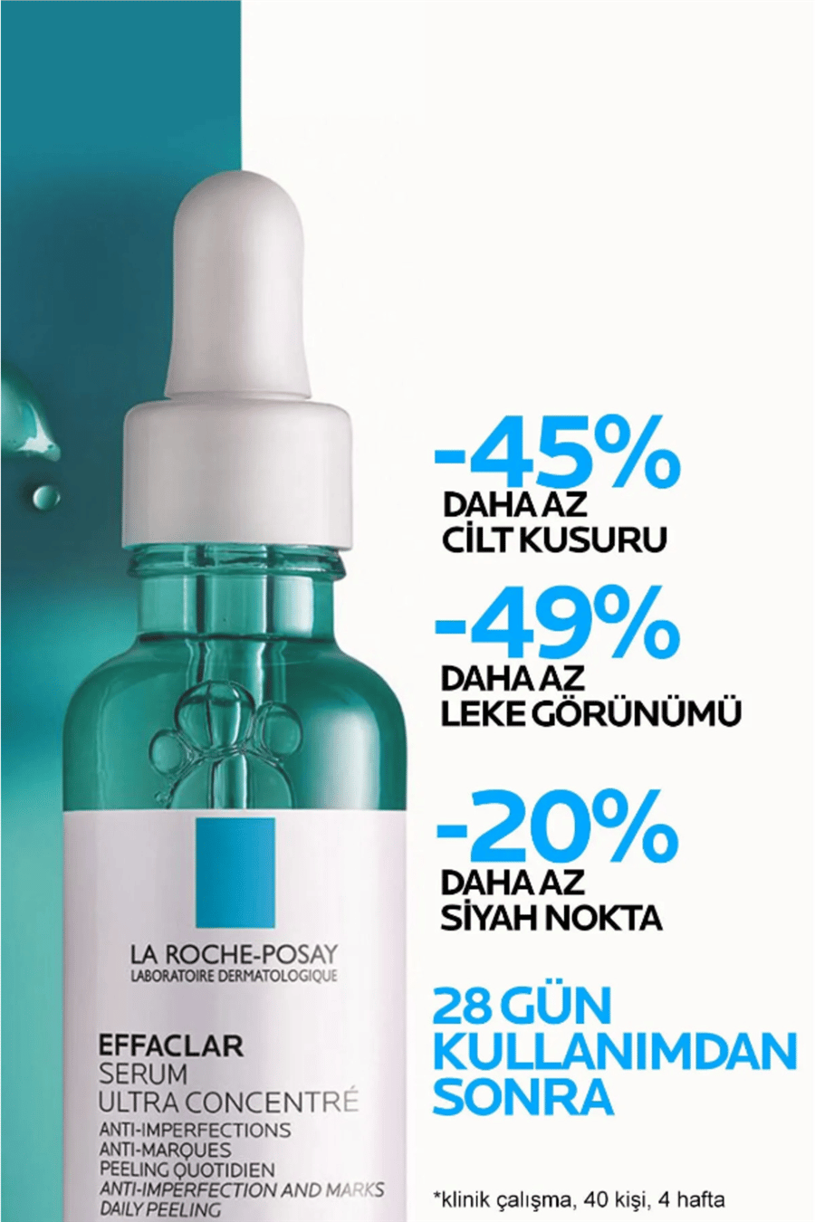 Effaclar Peeling Etkili Leke Karşıtı Serum Yağlı Ve Akneye Eğilm Gösteren Ciltler Için 3337875722827