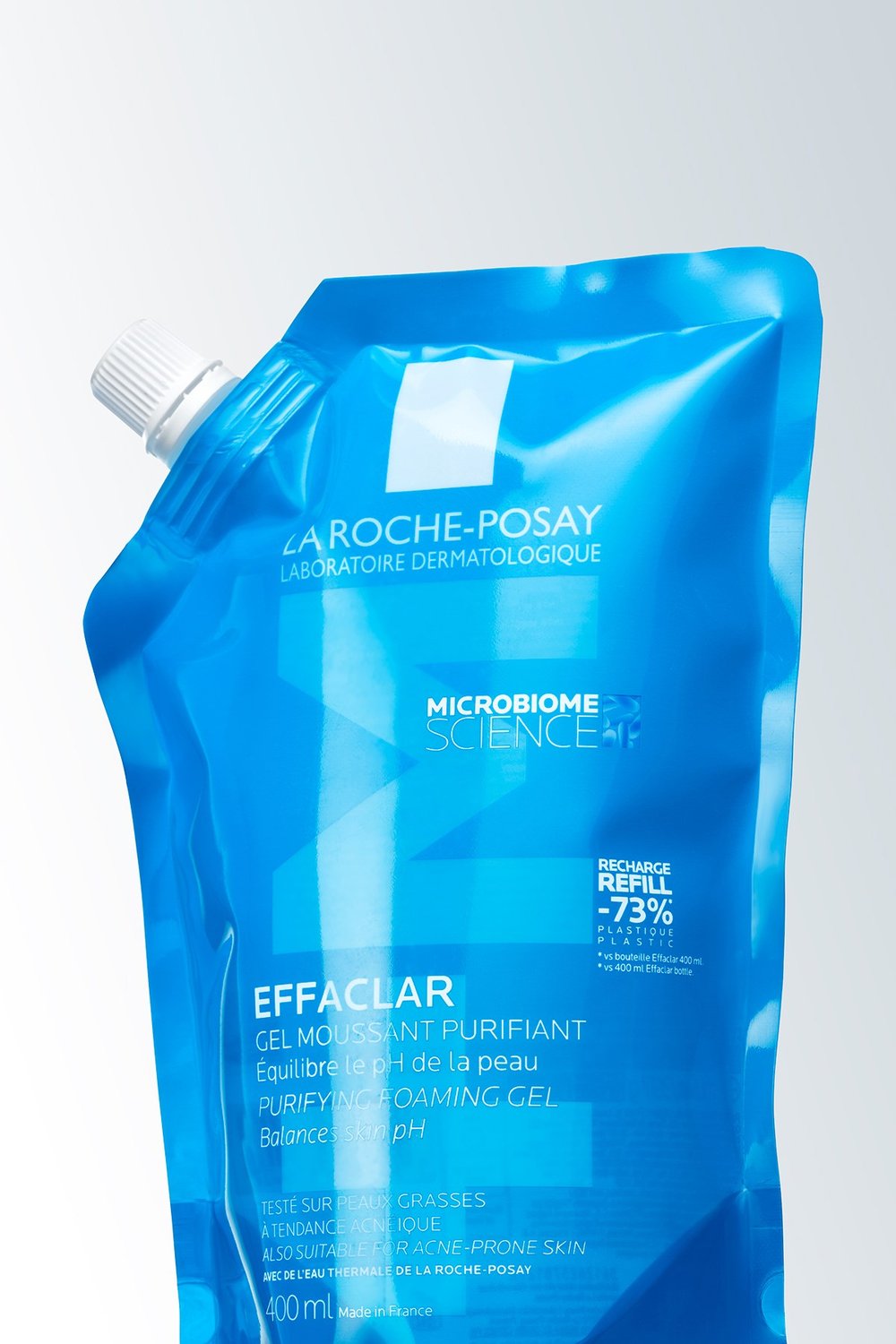 Effaclar Yağlı ve Akneye Eğilimli Ciltler için Temizleme Jeli Yeniden Dolum Paketi - Refill 400ml