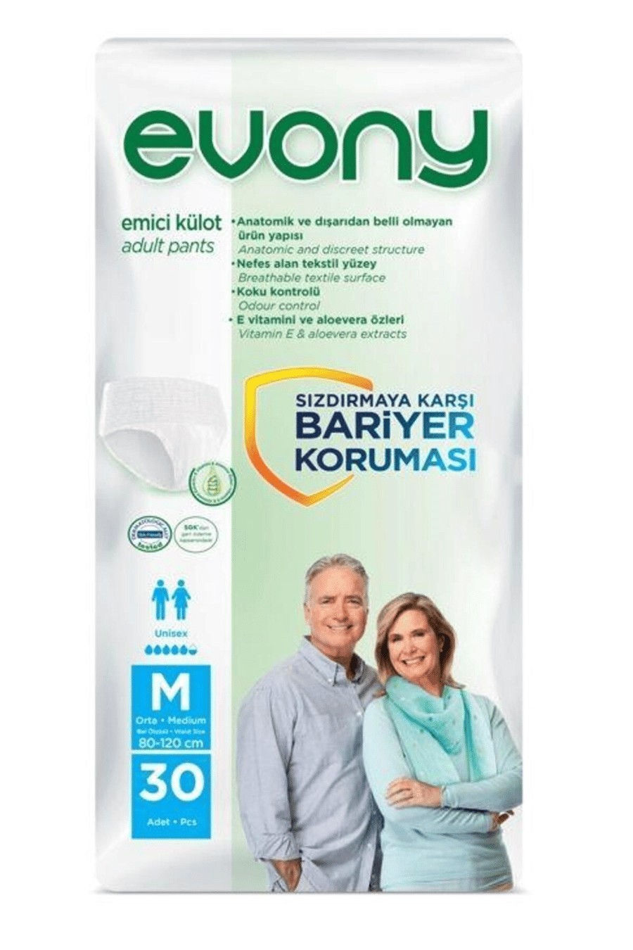 Emici Külot 30lu Medium Unisex