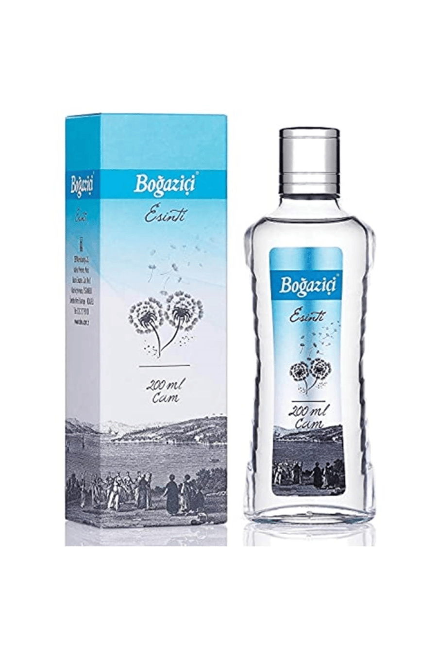 Esintisi Kolonya 200 ml Cam Şişe Dökme Kolonya 80 Derece Esinti Kolonya