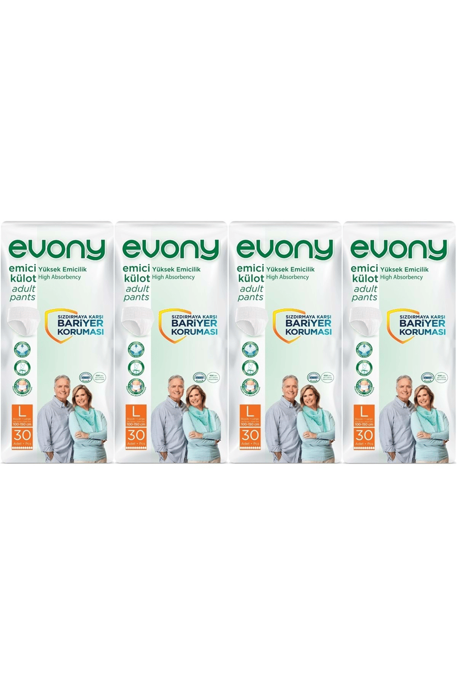 Hasta Bezi Yetişkin Emici Külot L - Büyük - Large 120 Adet (4PK*30)