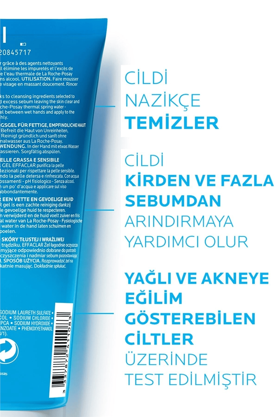 La Roche Posay Effaclar Yüz Temizleme Jeli 200ml - 3337872411083