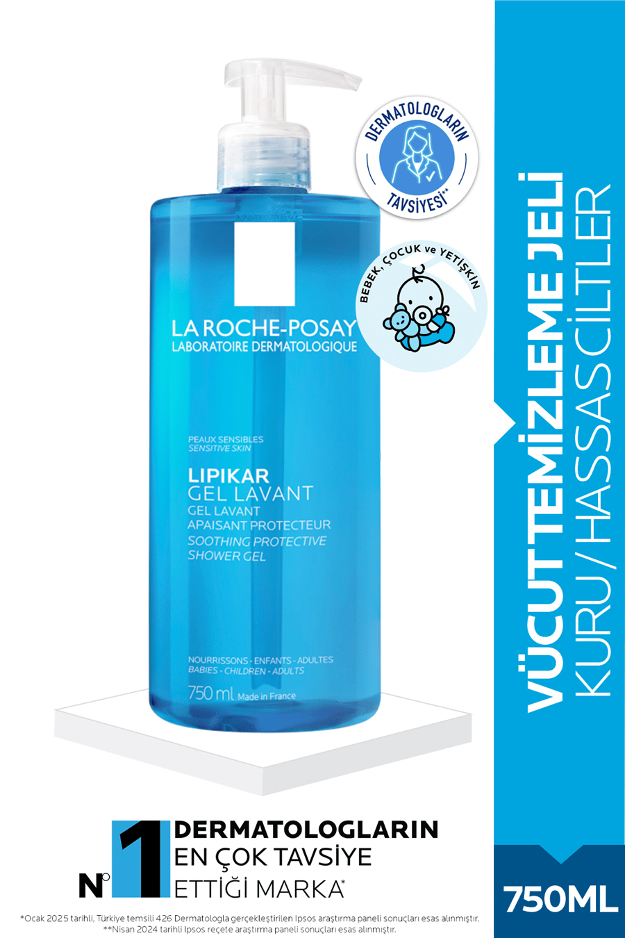 Lipikar Gel Lavant 750ml