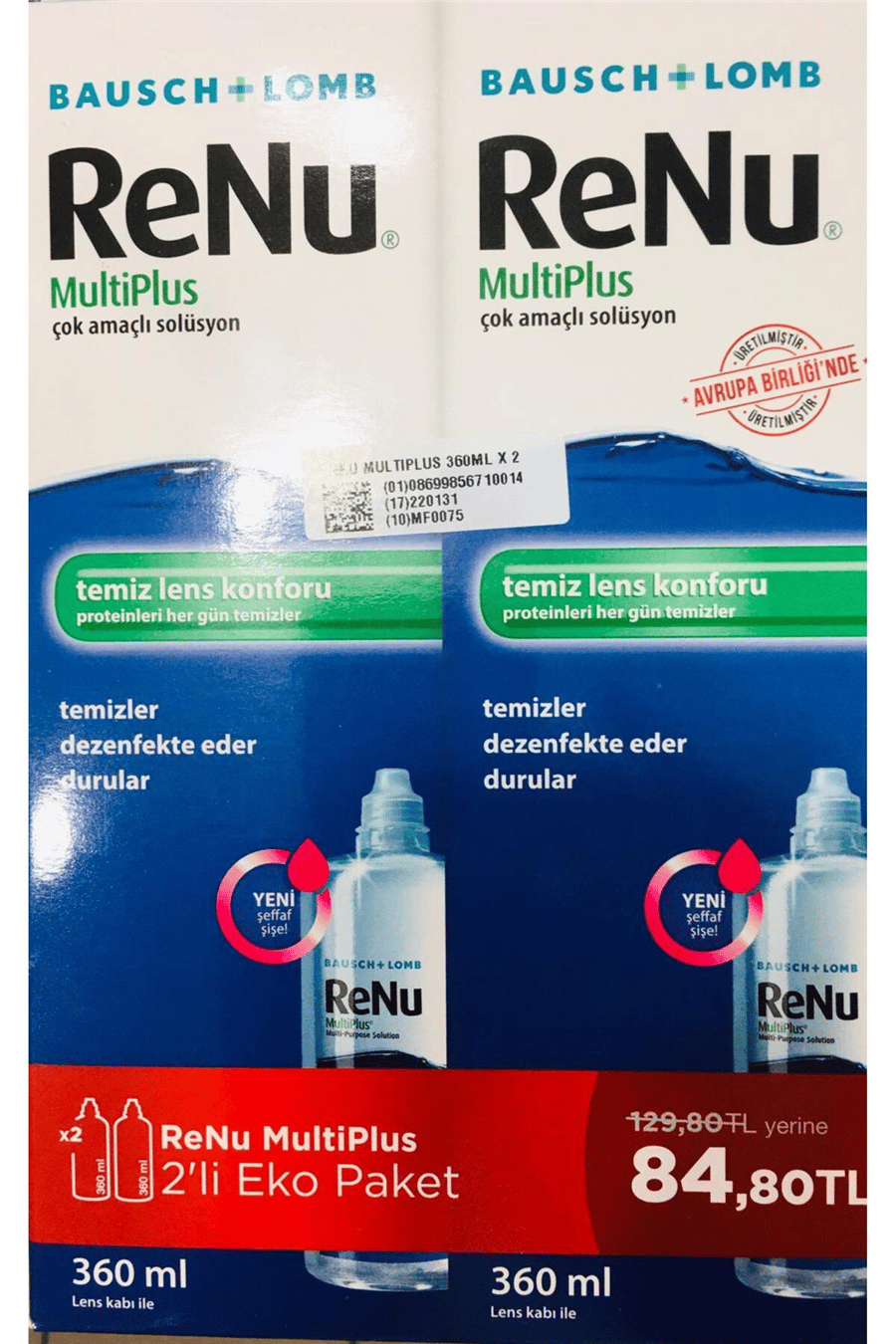 Multiplus Lens Solüsyonu 2 x 360 ml