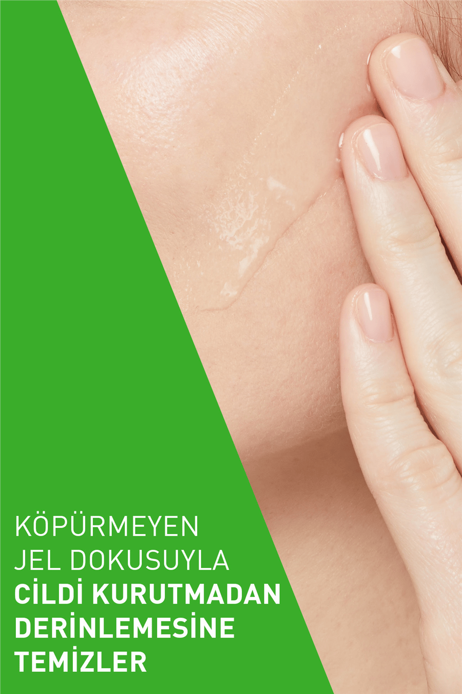 Normal ve Kuruya Dönük Ciltler için Seramid & Hyalüronik Asit İçeren Nemlendiren Temizleyici 236ml