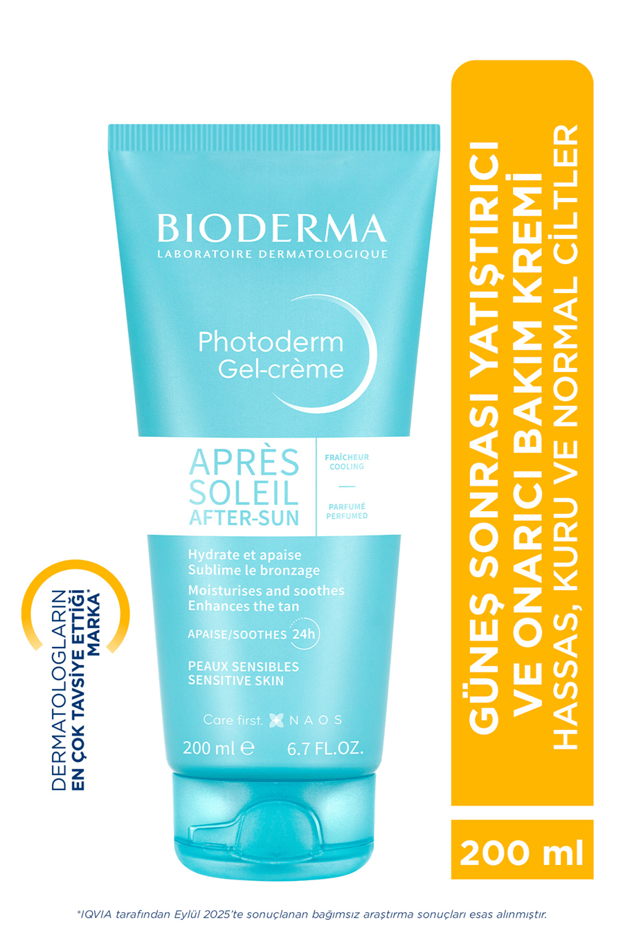 Photoderm After Sun Gliserin İçeren Güneş Sonrası Yatıştırıcı ve Nemlendirici Jel Krem 200 ML