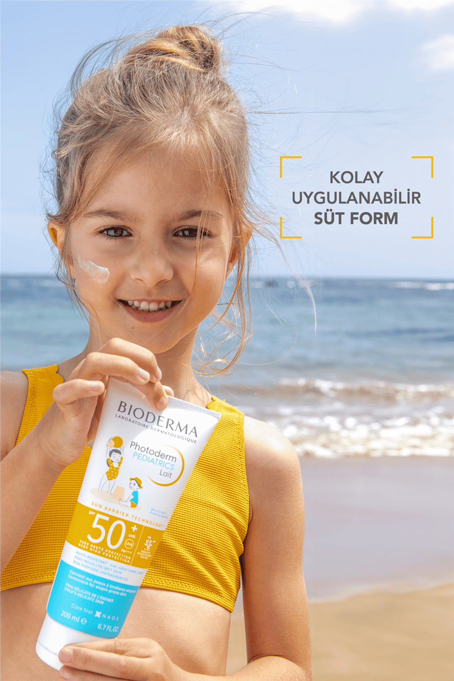 Photoderm Pediatrics Lait SPF50+ Antioksidan Yüksek Korumalı Süt Formda Çocuk Güneş Kremi 200 ML