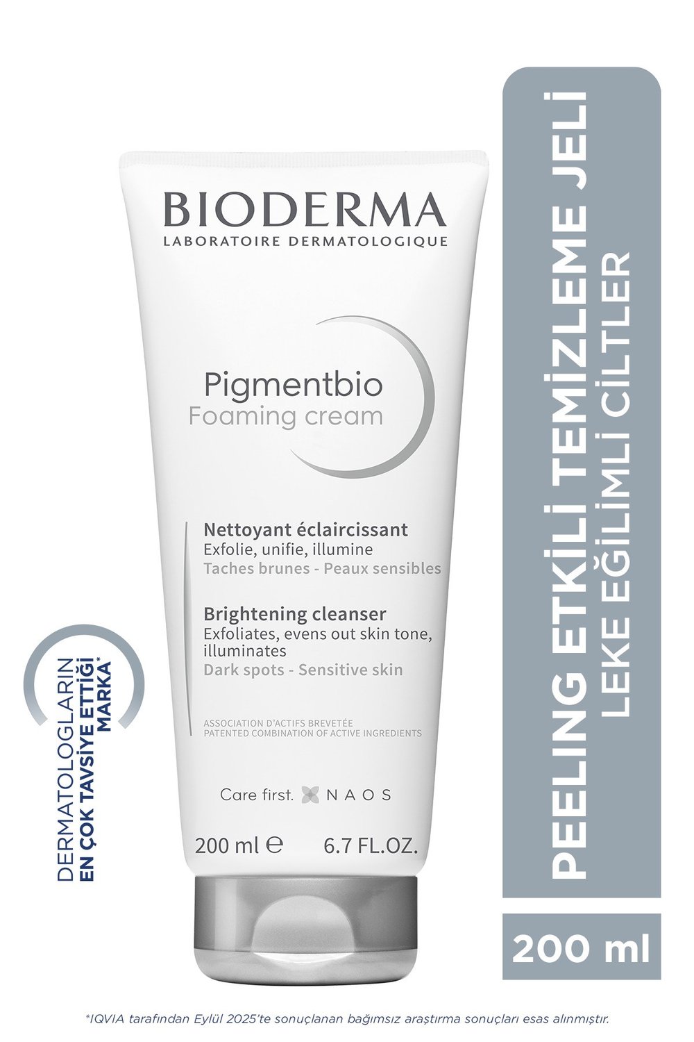 Pigmentbio Foaming Cream Leke Karşıtı ve Peeling Etkili Aydınlatıcı Yıkama Jeli 200 ML