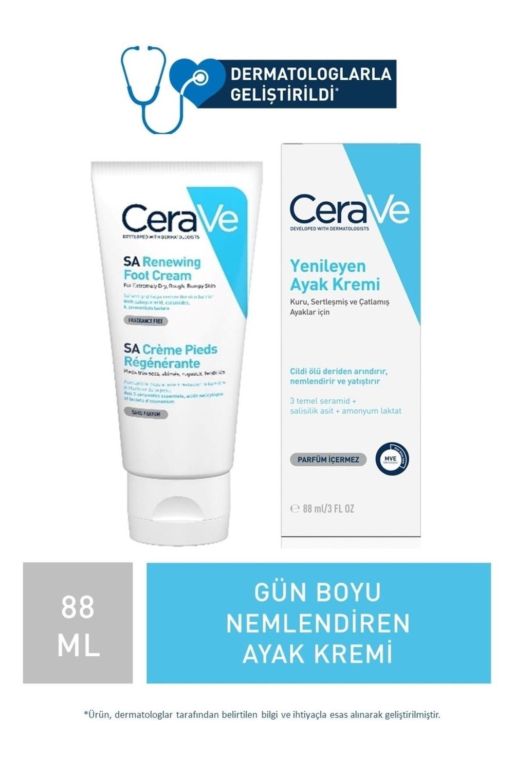 Sa Renewing Foot Cream 88 Ml - Yenileyici Ayak Krem