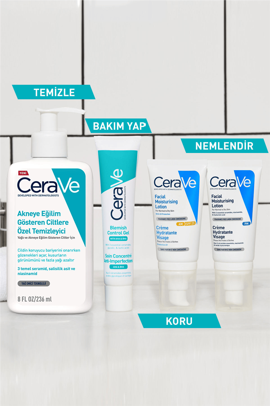 Salisilik Asit & Glikolik Asit İçerikli Yağlı ve Akneye Eğilim Gösteren Ciltlere Özel Yüz Kremi 40ML
