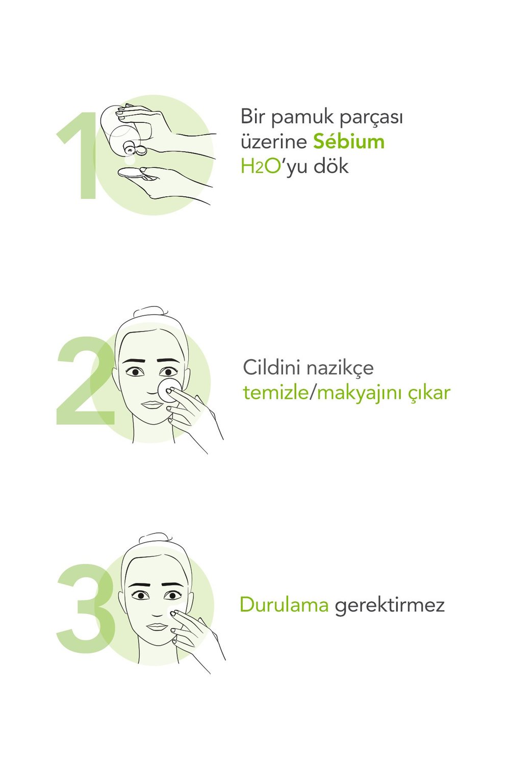 Sebium H2O 2li Avantajlı Set Karma, Yağlı Ciltler için Micellar Makyaj Temizleme Suyu 2x500 ml