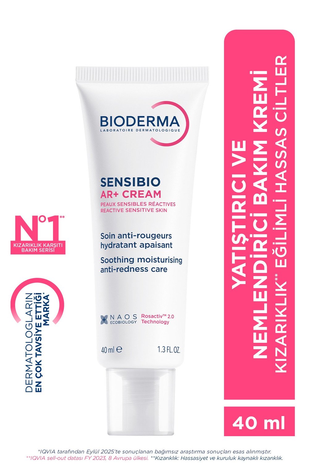 Sensibio AR+ Cream Hassas Ciltler Kızarıklık Karşıtı Nemlendirici Bakım Kremi 40 ML