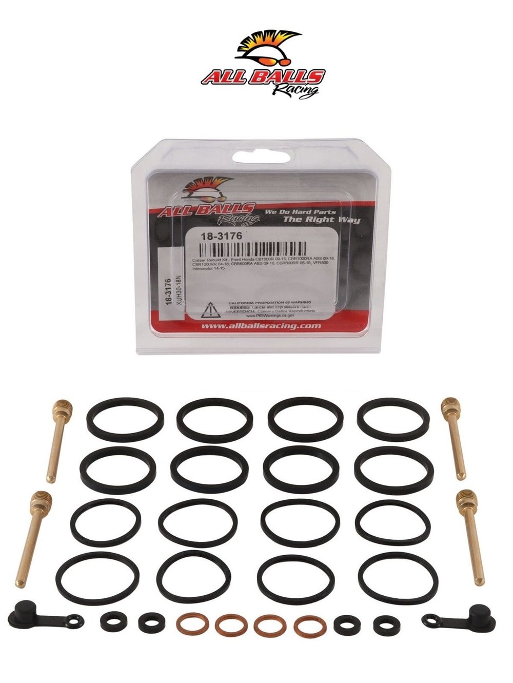 ABR FREN KALİPER YENİLEME KİTİ - ÖN / ALL BALLS RACING / ÖN / HONDA / CB 1000 R / 1000cc