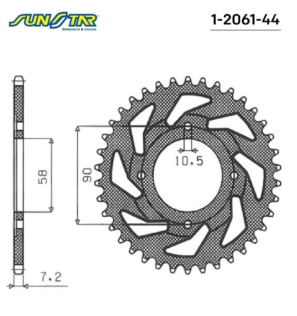 ARKA DİŞLİ / HONDA / CB 125 F / 125cc / (DİŞLİ SAYISI : ORİJİNAL -1) / 2015-2016-2017-2018-2019-2020