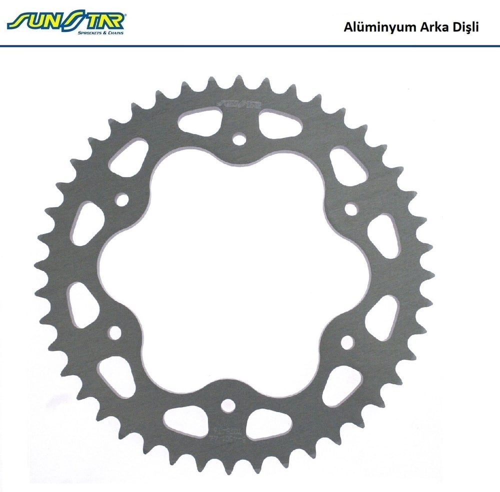 ARKA DİŞLİ ALÜMİNYUM / SUNSTAR / (DİŞLİ SAYISI : ORİJİNAL) / DUCATI / DIAVEL / 1200cc
