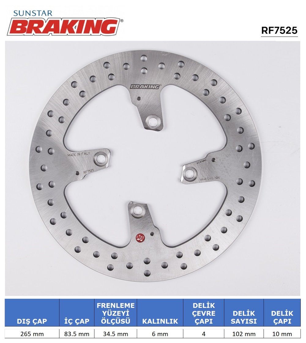 DUCATI YUVARLAK ARKA FREN DİSKİ / BRAKING / ARKA / DUCATI / DIAVEL / 1200cc