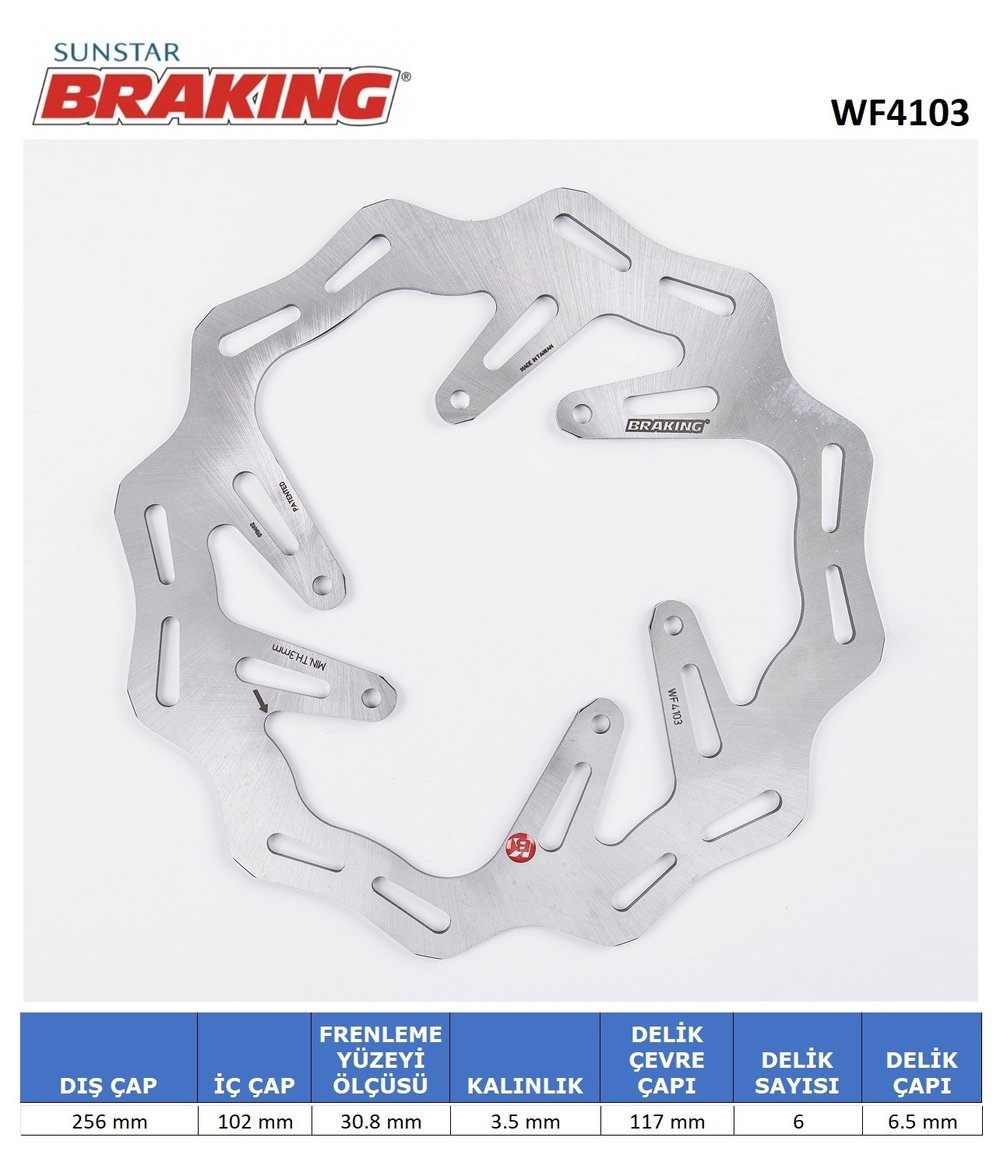 HONDA CRF 250 L DALGALI ÖN FREN DİSKİ