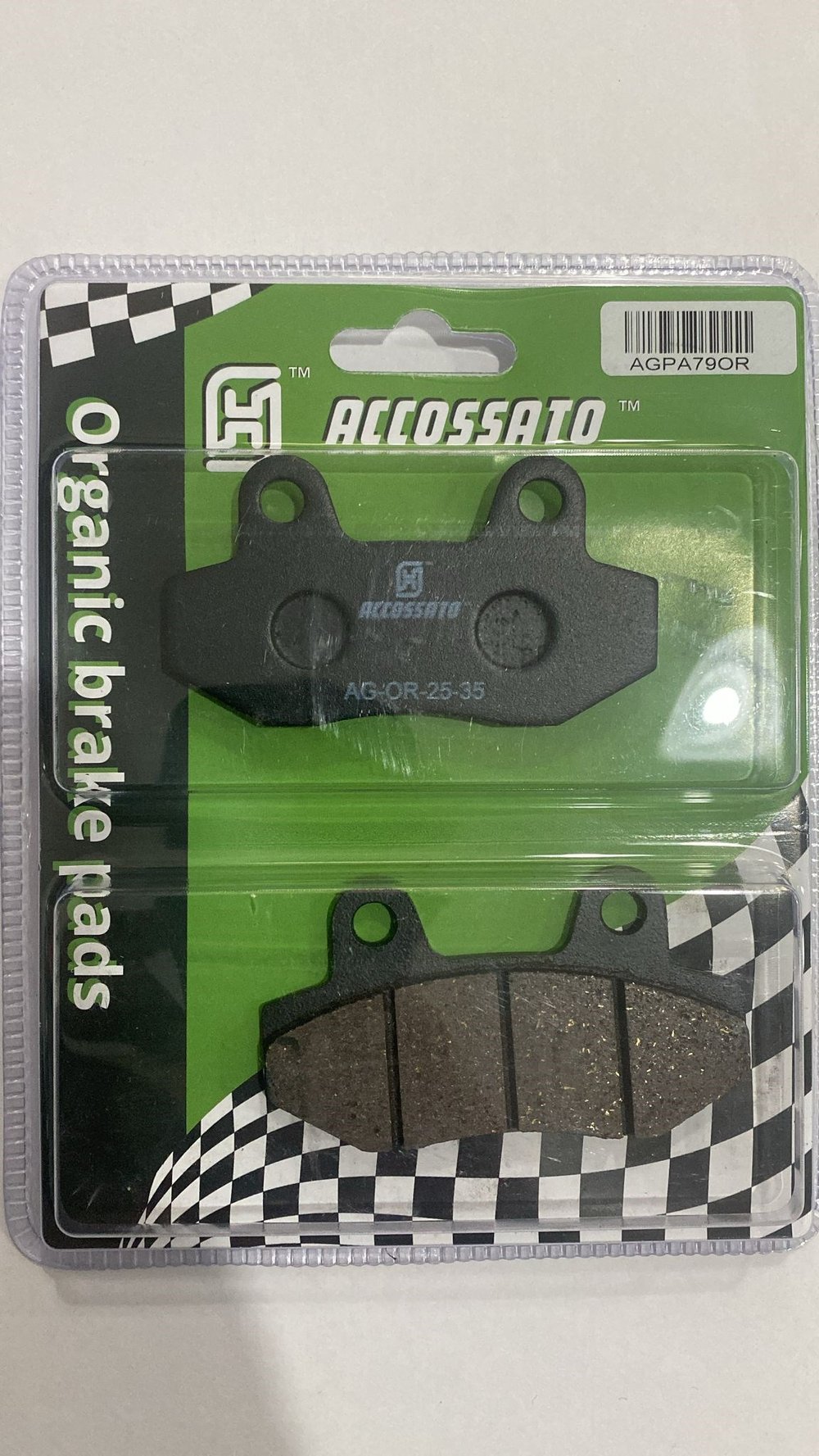 ORGANİK FREN BALATASI / ACCOSSATO / HONDA / ACTIVA S / 125cc