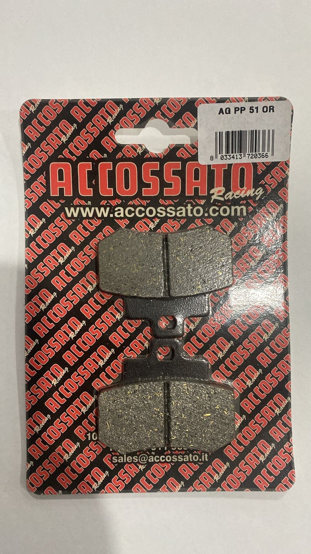 ORGANİK FREN BALATASI / ACCOSSATO / KYMCO / GRAND DINK / 250cc