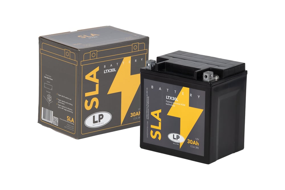 SLA AKÜ (MB LTX30L) / 30 A / KG: 9,38 / L:166 / W:126 / H:173 / CCA: 385 / LP - LANDPORT / BMW / R 18 / 1800cc