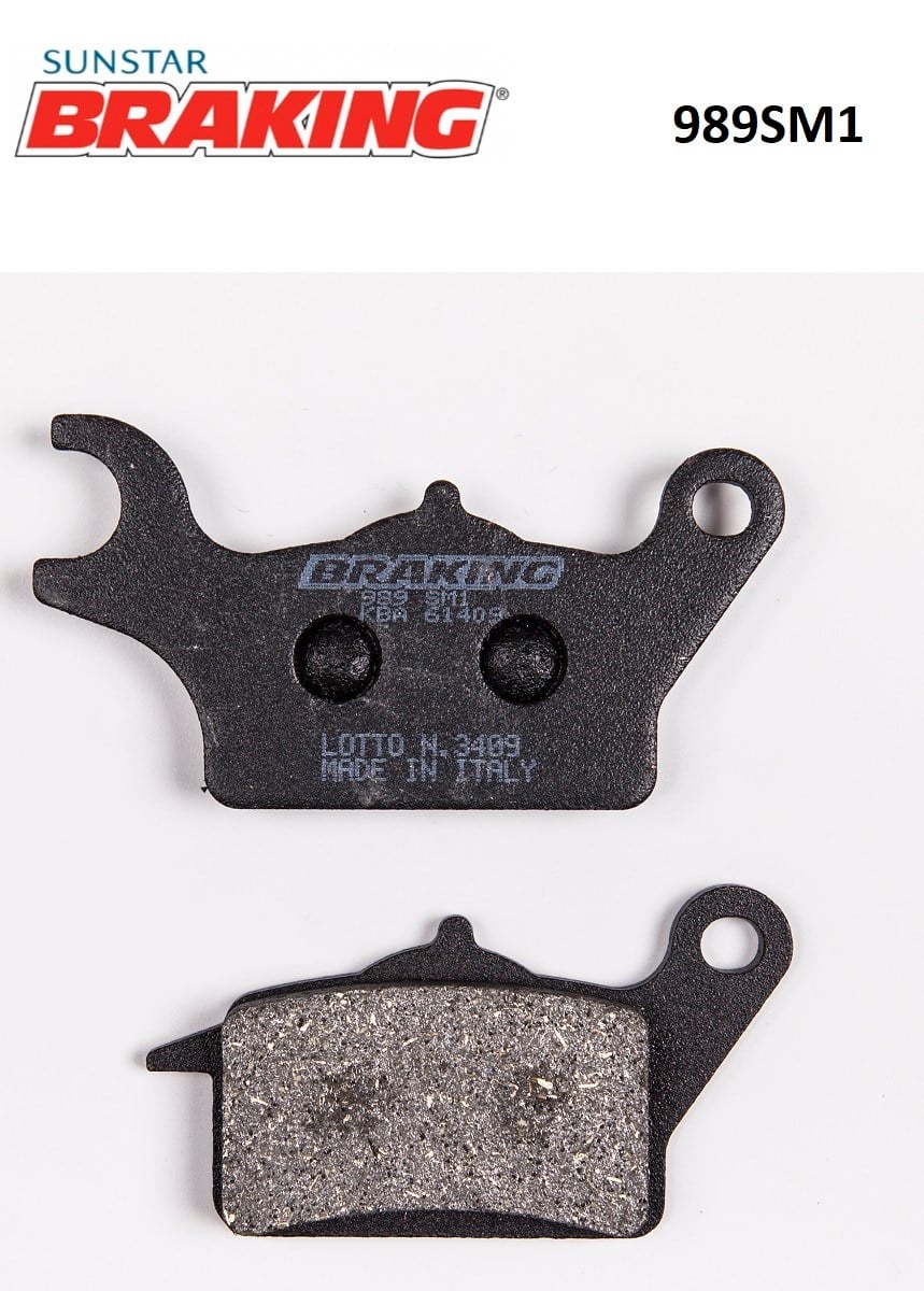 YARI METALİK SOL ÖN FREN BALATASI / BRAKING / ÖN SOL / YAMAHA / TRICITY / 125cc