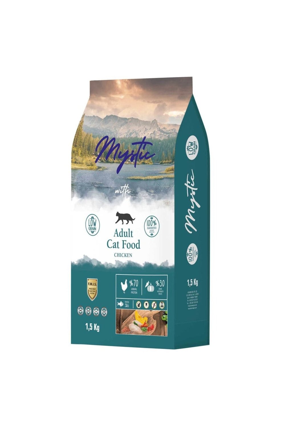 Az Tahıllı Yetişkin Kedi Maması Tavuklu 1,5 Kg