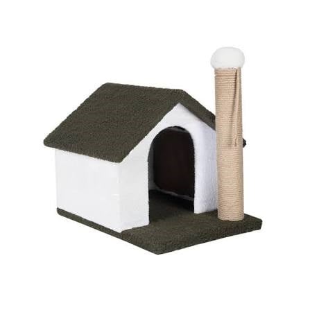 Tek Katlı Tırmalamalı Kedi Evi