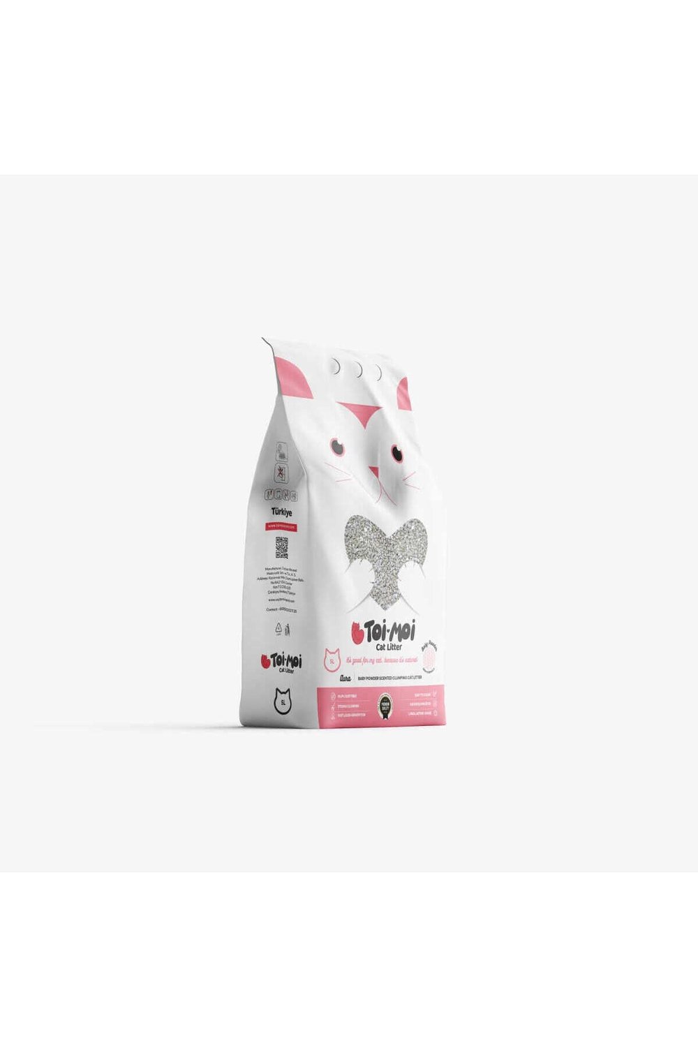 Toi Moi Bebek Pudrası Kokulu Sodyum Bentonit Kedi Kumu 5L