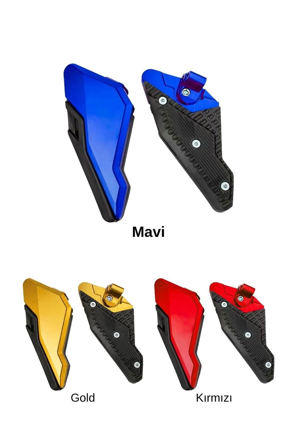 Honda Pcx Uyumlu Artçı Basamak 2021-2026 Cnc Mavi