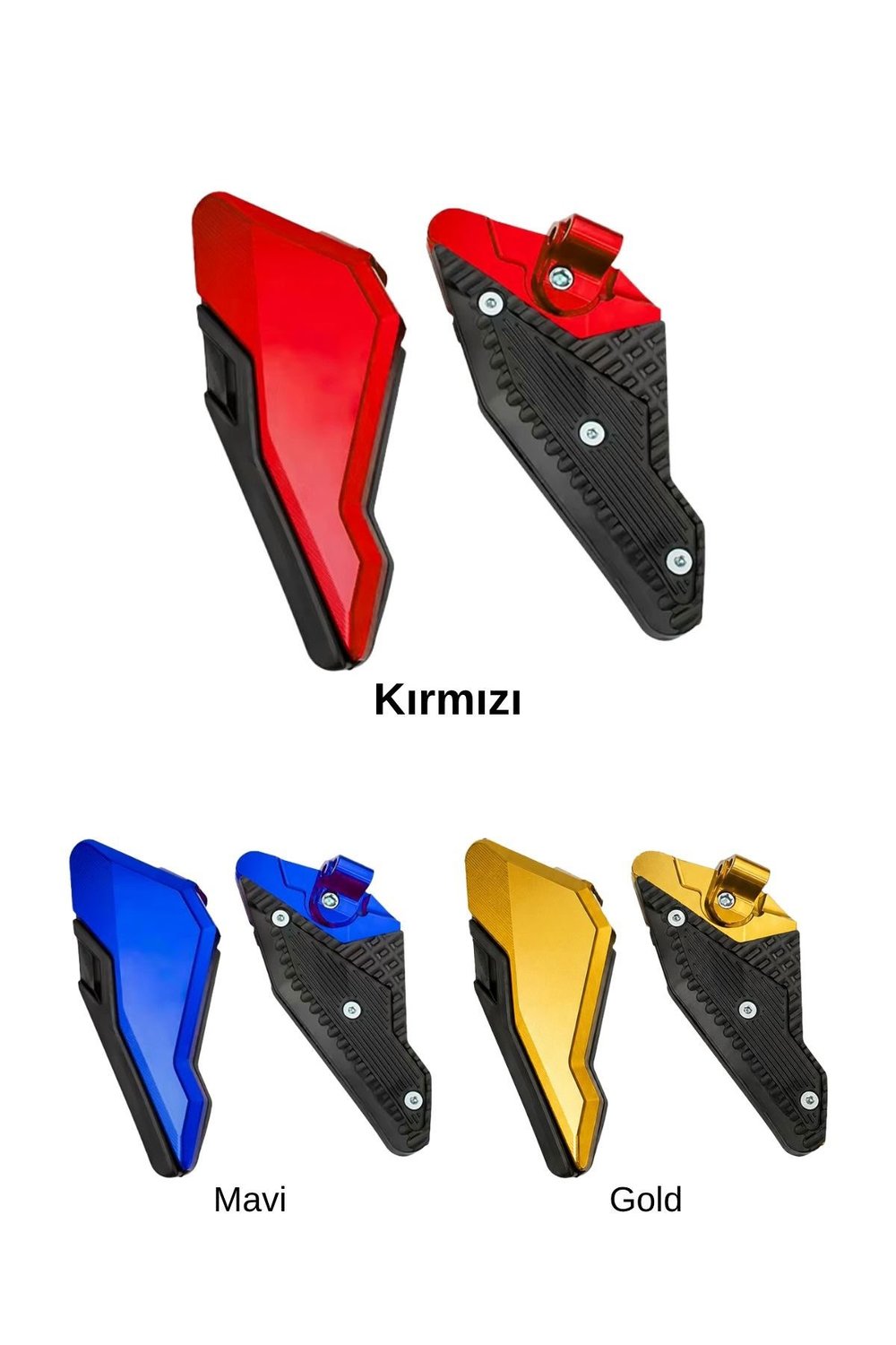 Honda Pcx Uyumlu Artçı Basamak 2021-2026 Cnc Kırmızı