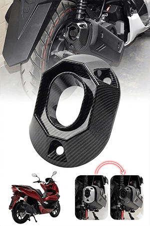 Honda Pcx Uyumlu Egzoz Ucu 2021-2026 Karbon Desen