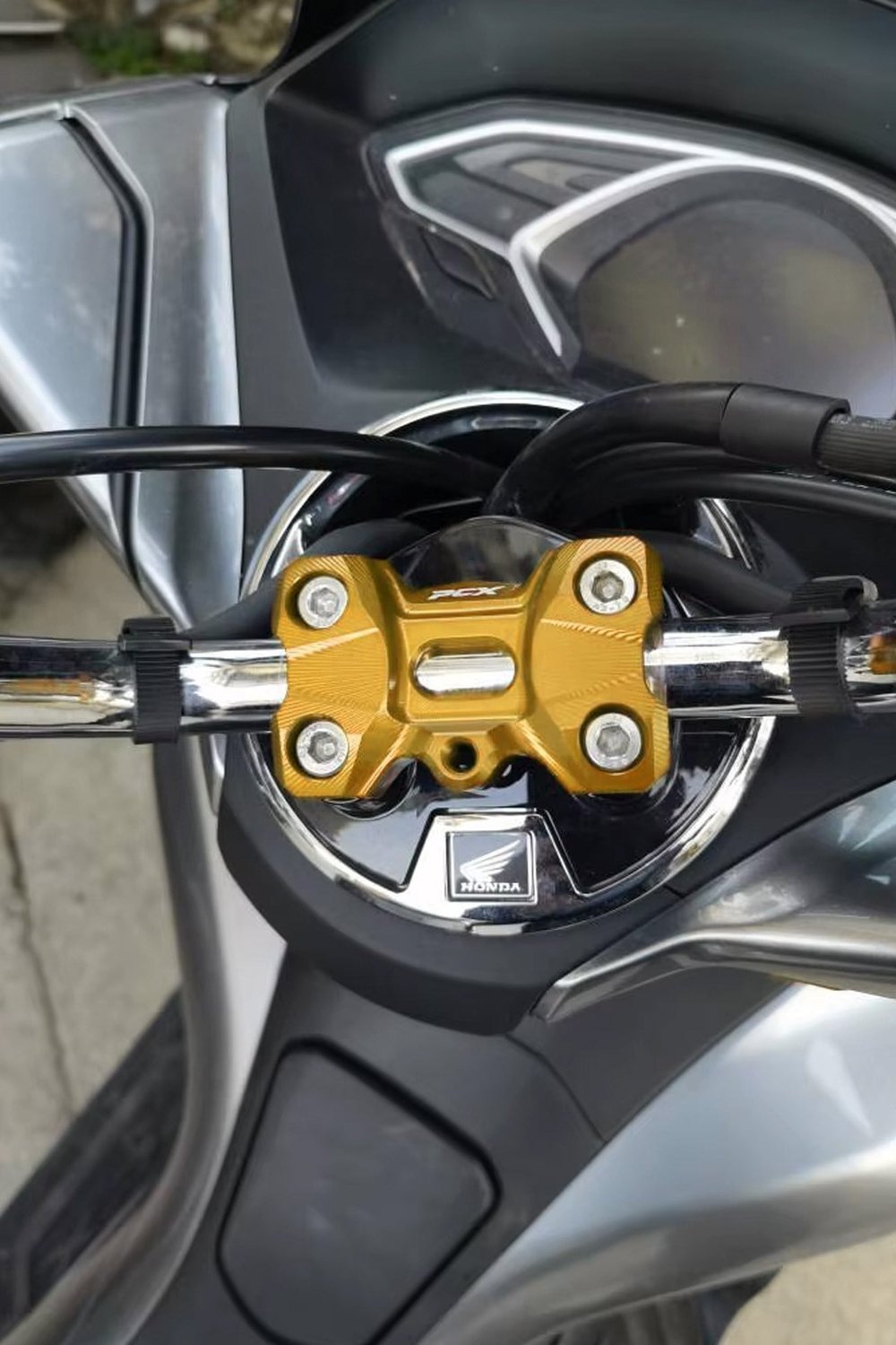 Honda Pcx Uyumlu Gidon Yükseltme 2021-2024 Cnc Gold