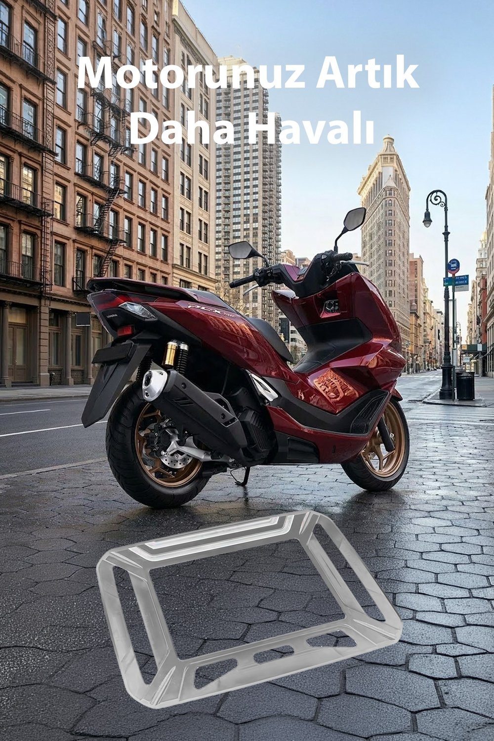 Honda Pcx Uyumlu Kadran Çerçevesi 2025-2026 Cnc Titanyum