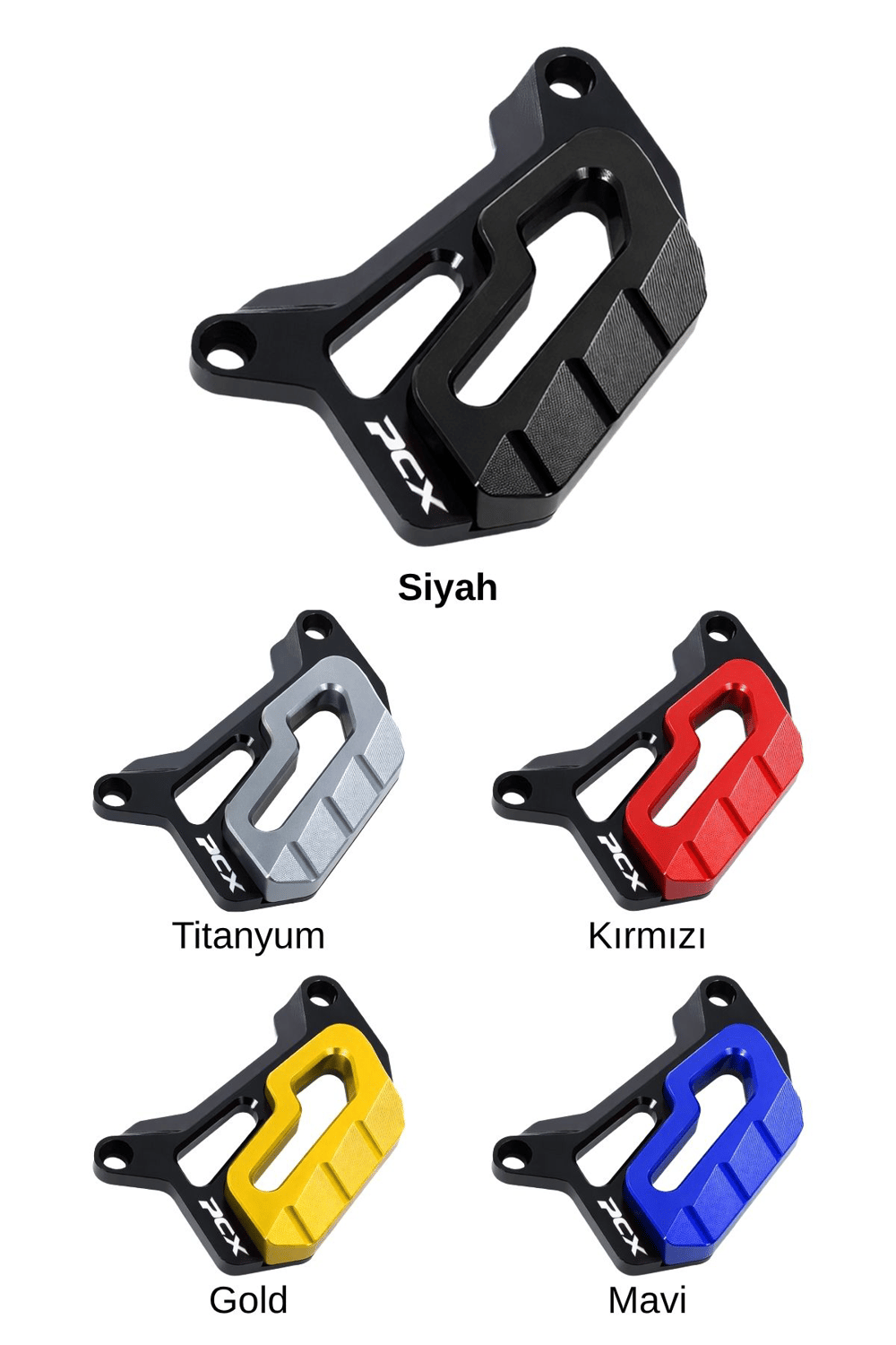 Honda Pcx Uyumlu Kaliper Koruyucu 2021-2026 Cnc Siyah