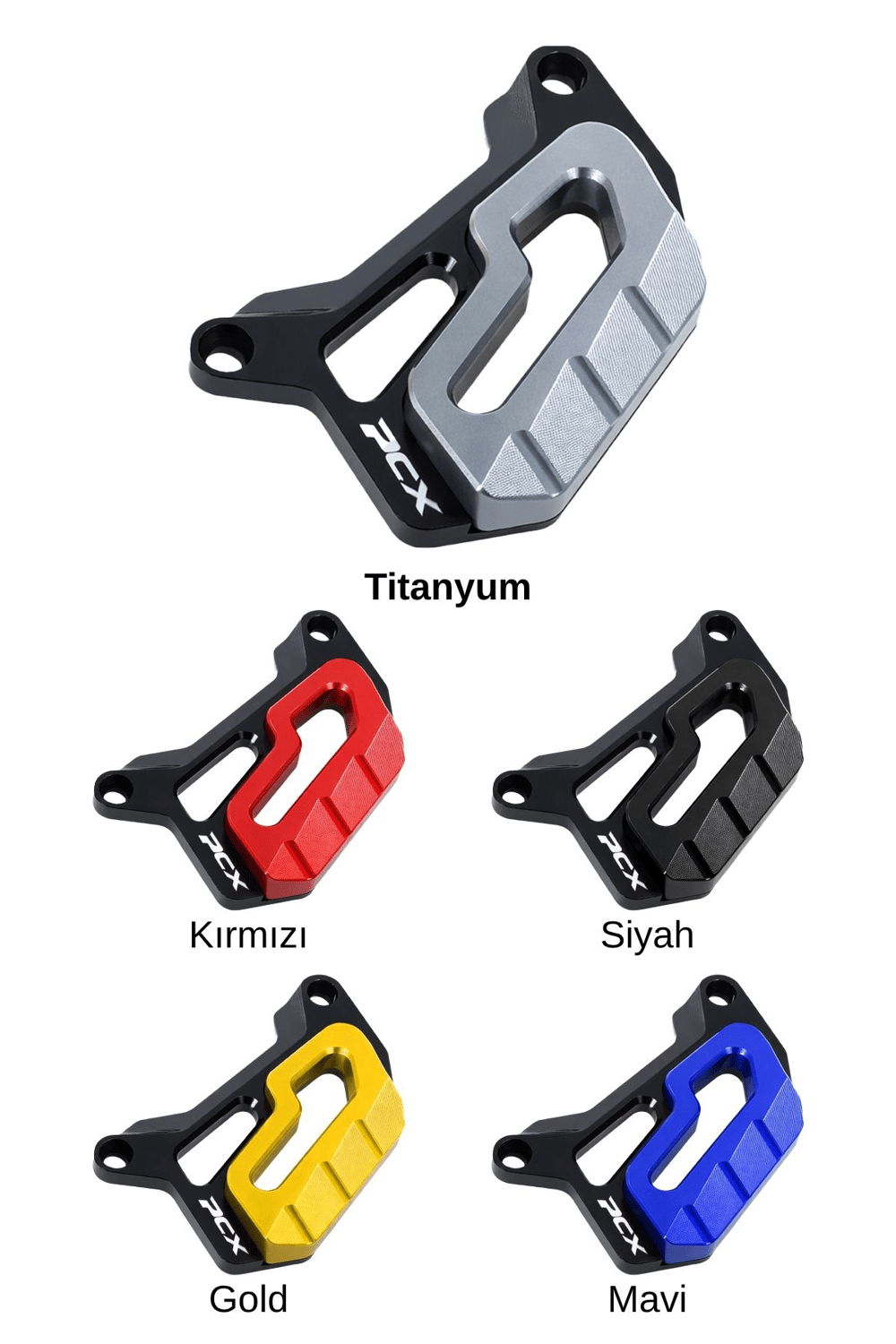 Honda Pcx Uyumlu Kaliper Koruyucu 2021-2026 Cnc Titanyum