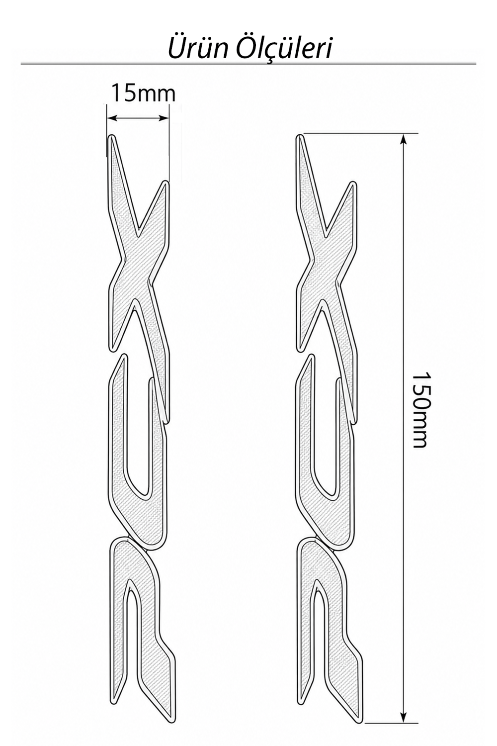 Honda Pcx Uyumlu Logo Sticker 2021-2026 Yeşil