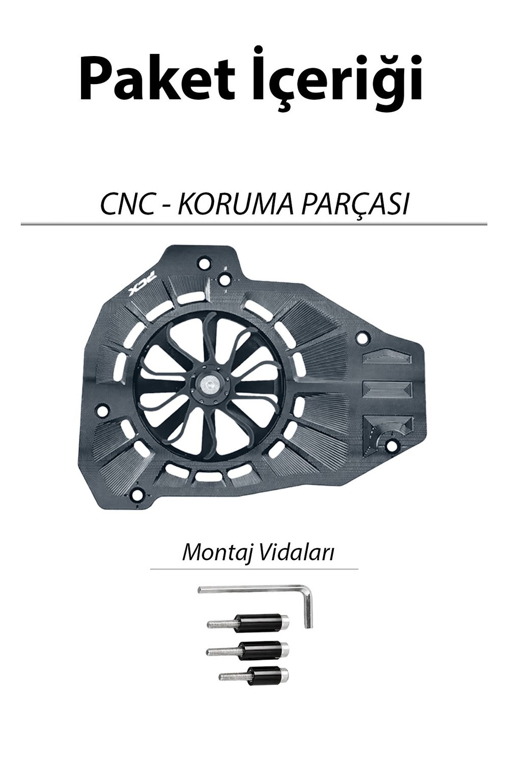 Honda Pcx Uyumlu Pervaneli Radyatör Koruması 2021-2026 Cnc Titanyum