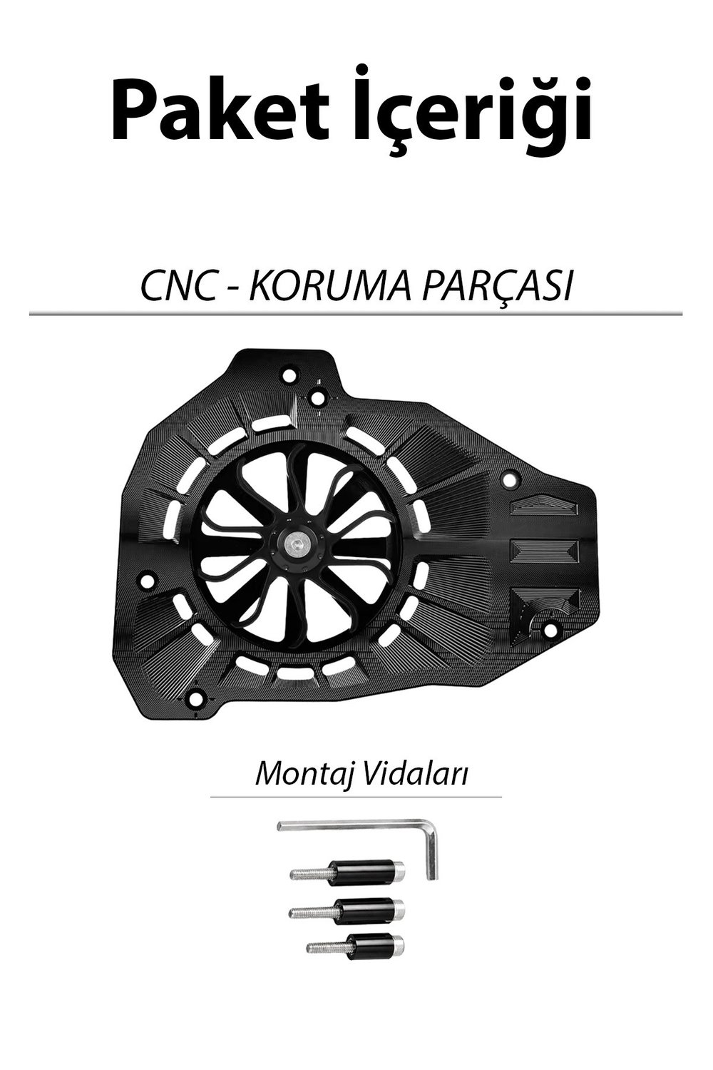 Honda Pcx Uyumlu Renkli Pervaneli Radyatör Koruması 2021-2026 Cnc Siyah