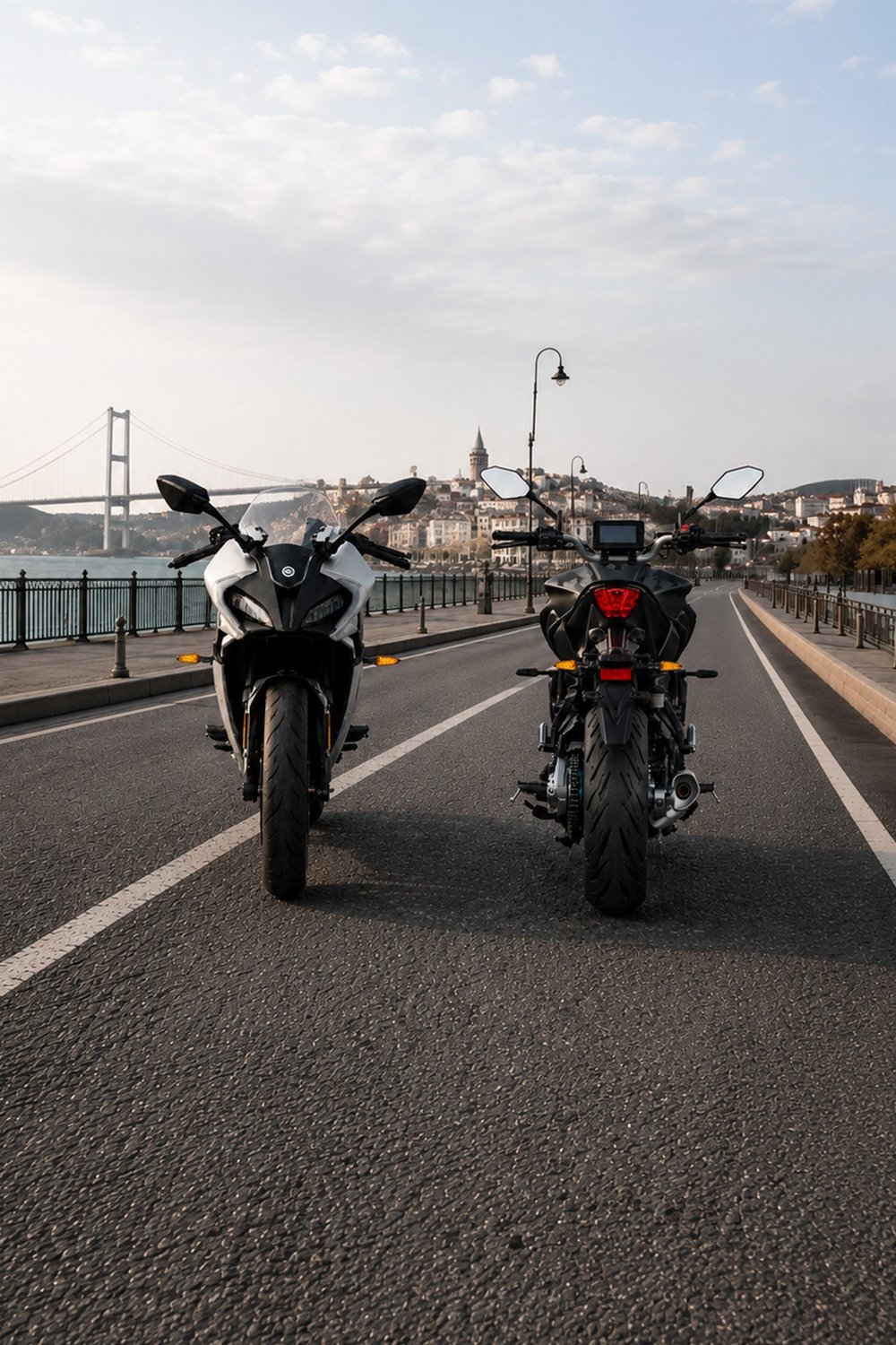Universal Sinyal Ledi Uzun Kasa Tek Renk | Tüm Motosikletler İle Uyumlu