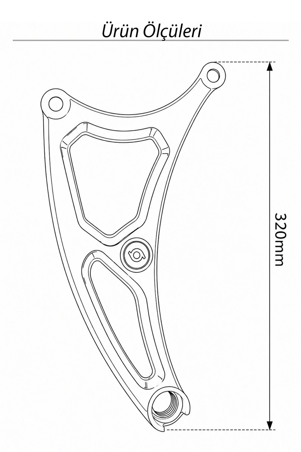 Vespa Uyumlu Salıncak Kolu Spirnt Primavera Cnc Siyah