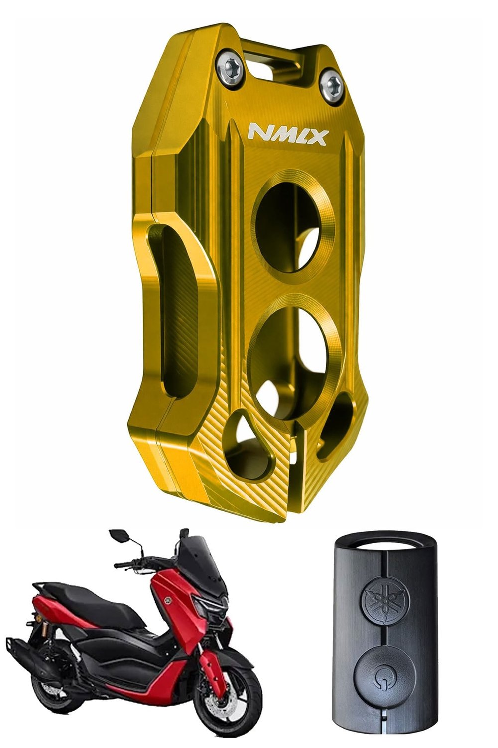 Yamaha Nmax Uyumlu Anahtar Kılıfı 2021-2026 Cnc Gold